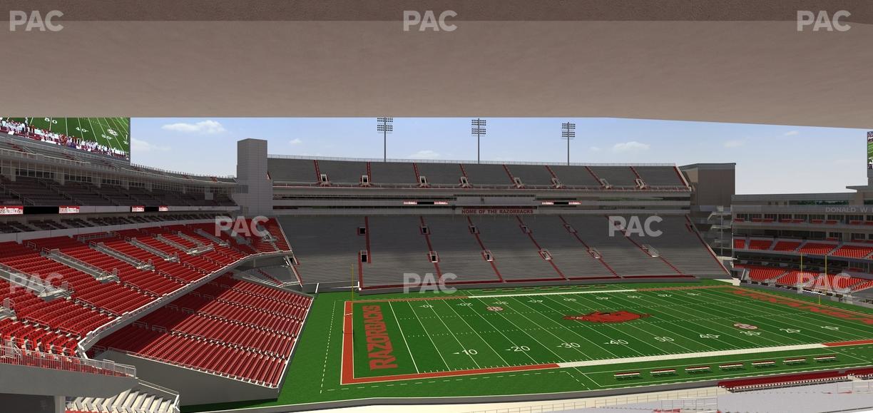 Razorback Stadium - Section 223 Seat View
