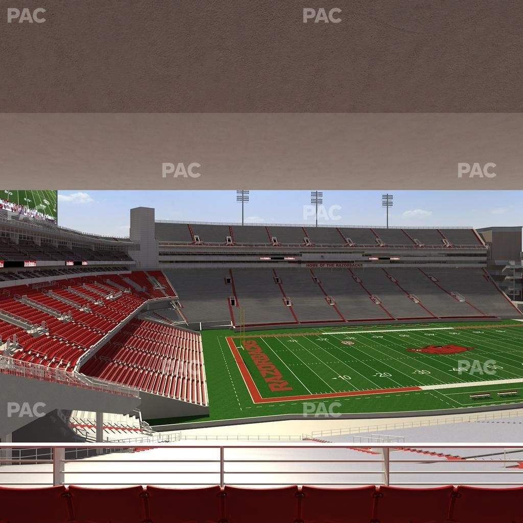 Razorback Stadium - Section 224 Seat View