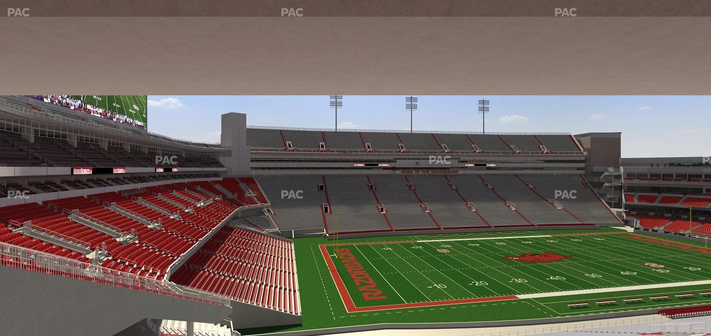 Razorback Stadium - Section 224 Seat View