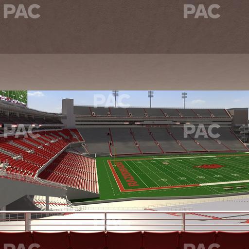 Razorback Stadium - Section 224 Seat View