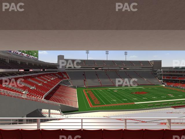 Razorback Stadium - Section 224 Seat View Razorback Stadium - Section 224 Seat View