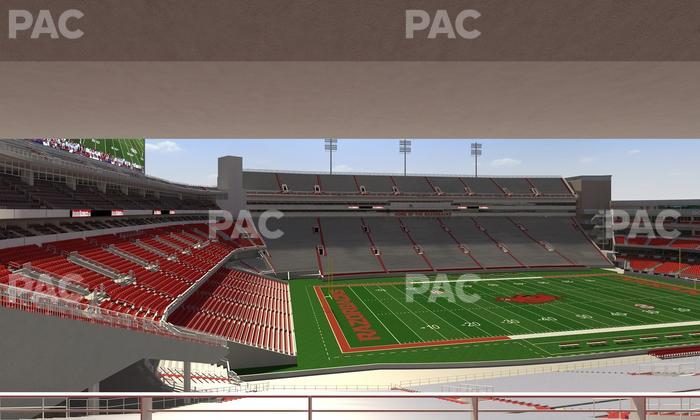 Razorback Stadium - Section 224 Seat View