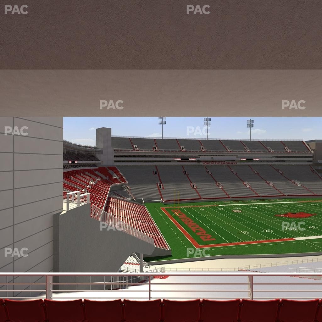 Razorback Stadium - Section 225 Seat View