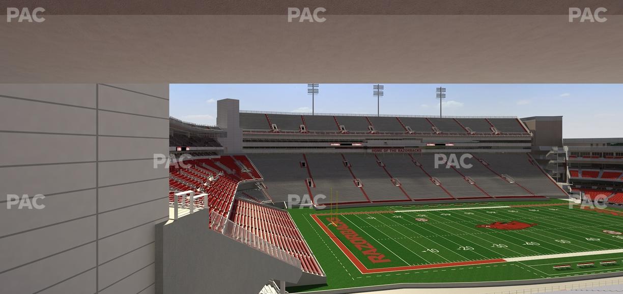 Razorback Stadium - Section 225 Seat View