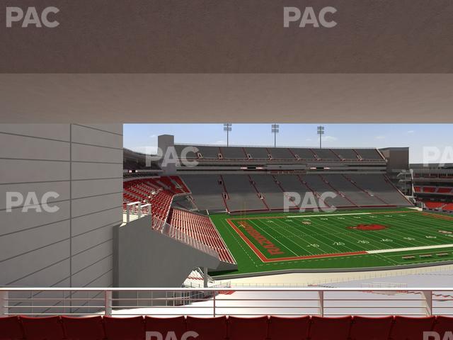 Razorback Stadium - Section 225 Seat View Razorback Stadium - Section 225 Seat View