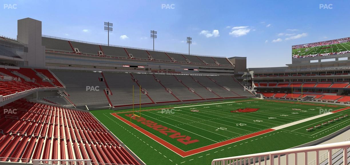 Razorback Stadium - Section 226 Seat View