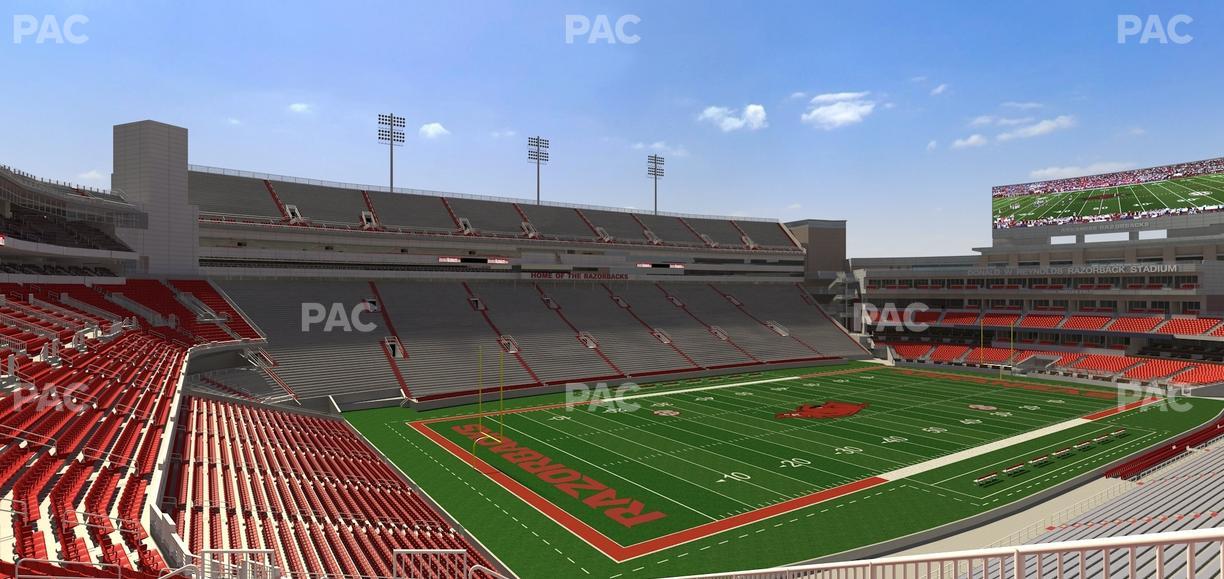 Razorback Stadium - Section 226 Seat View