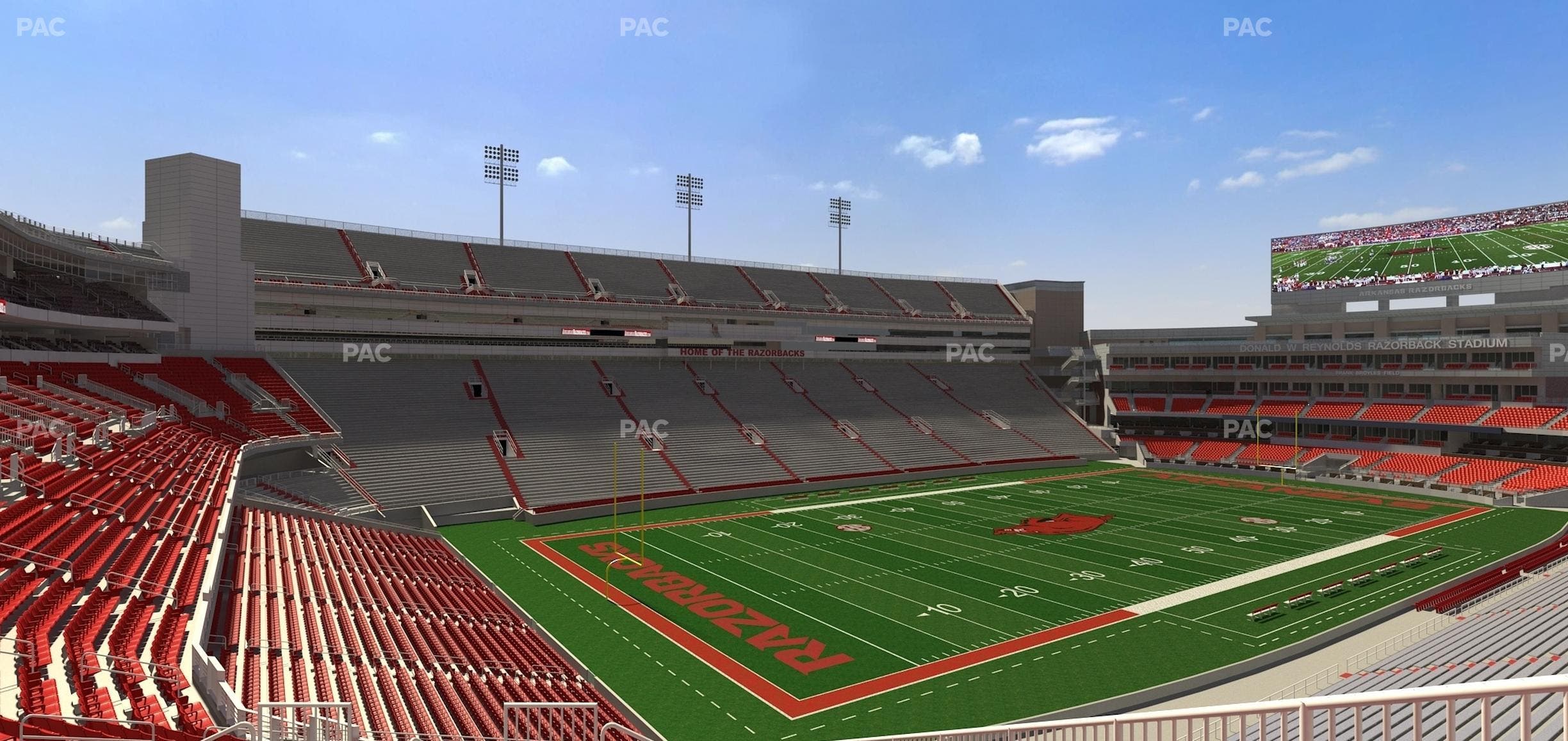 Razorback Stadium - Section 226 Seat View
