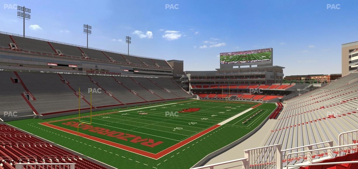 Razorback Stadium - Section 227 Seat View