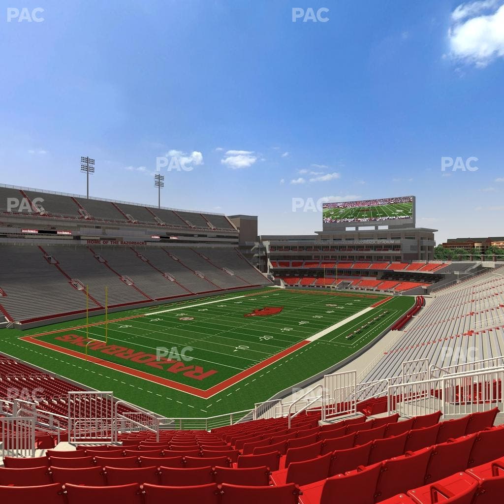 Razorback Stadium - Section 227 Seat View