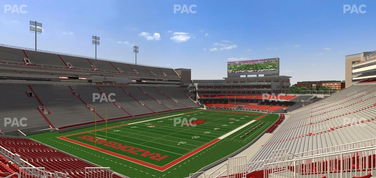 Razorback Stadium - Section 227 Seat View