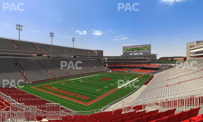 Razorback Stadium - Section 227 Seat View