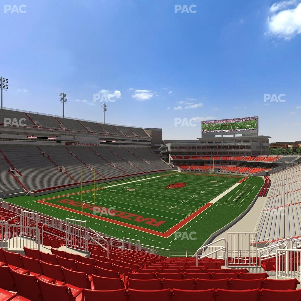 Razorback Stadium - Section 228 Seat View