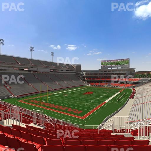 Razorback Stadium - Section 228 Seat View