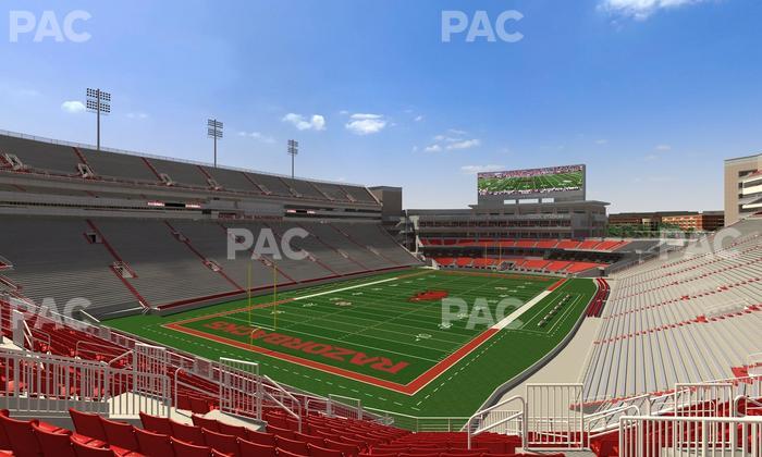 Razorback Stadium - Section 228 Seat View