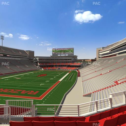 Razorback Stadium - Section 228 Seat View