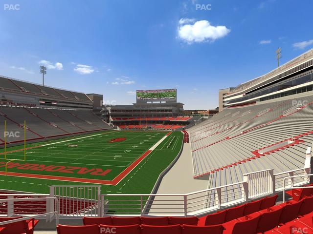 Razorback Stadium - Section 228 Seat View