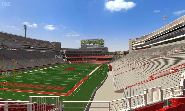 Razorback Stadium - Section 228 Seat View