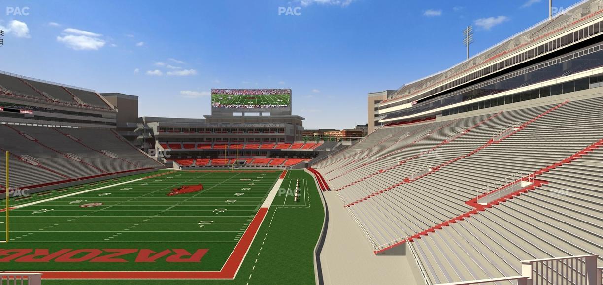 Razorback Stadium - Section 229 Seat View