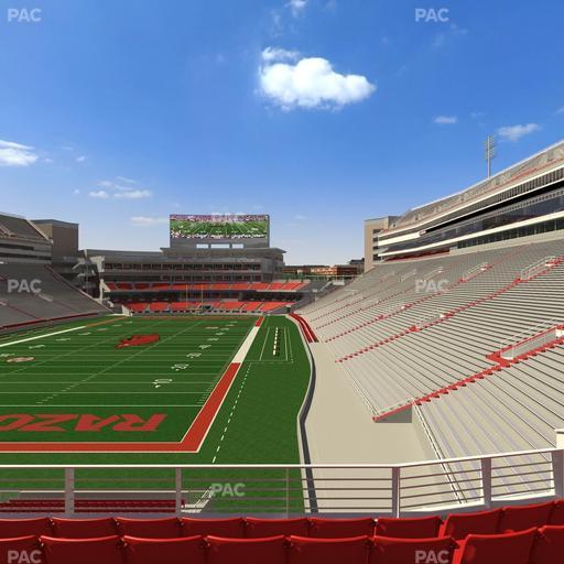 Razorback Stadium - Section 229 Seat View
