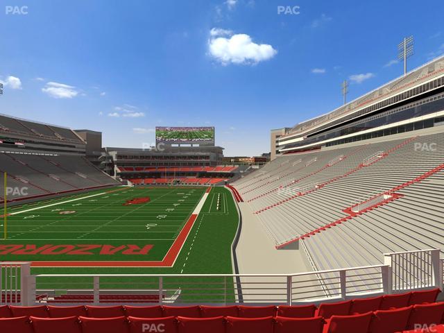 Razorback Stadium - Section 229 Seat View