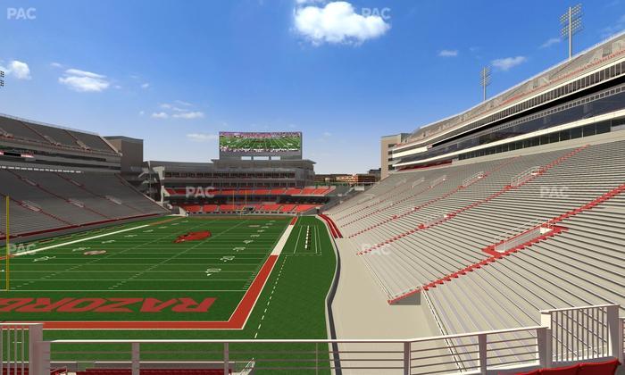 Razorback Stadium - Section 229 Seat View