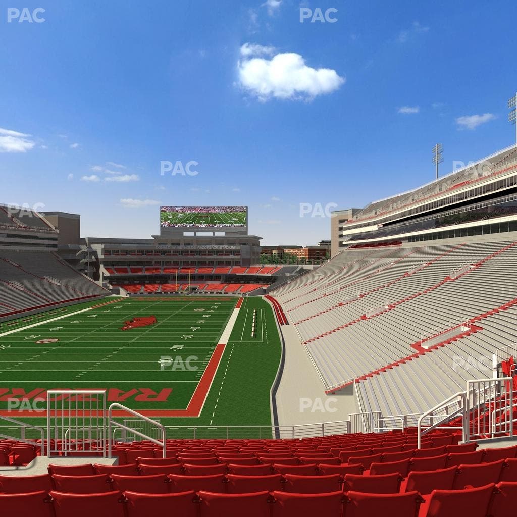 Razorback Stadium - Section 229 Seat View