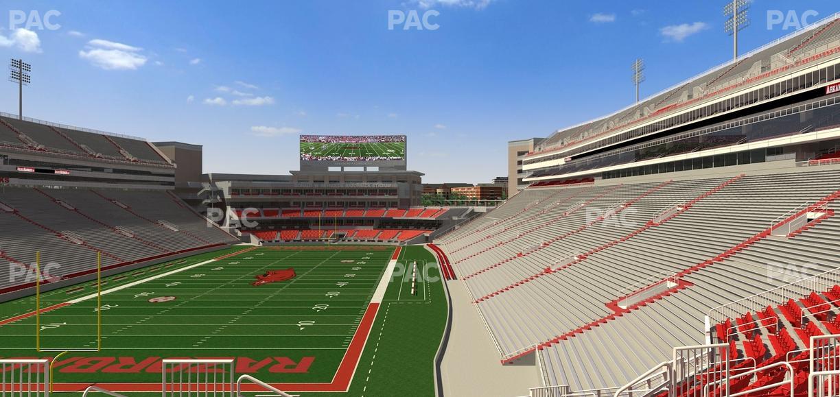 Razorback Stadium - Section 229 Seat View