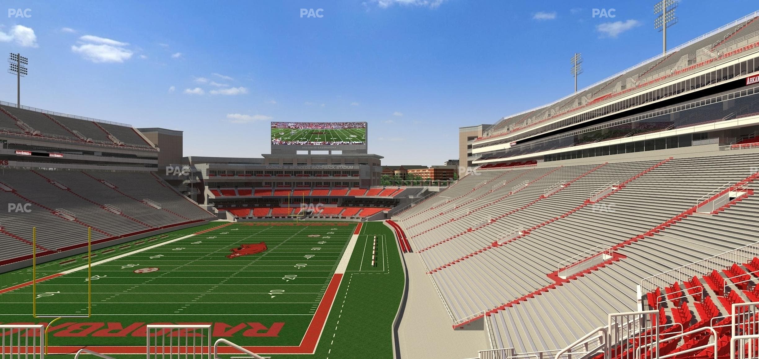 Razorback Stadium - Section 229 Seat View