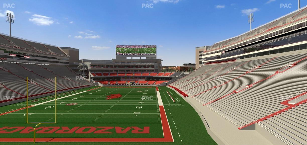 Razorback Stadium - Section 230 Seat View