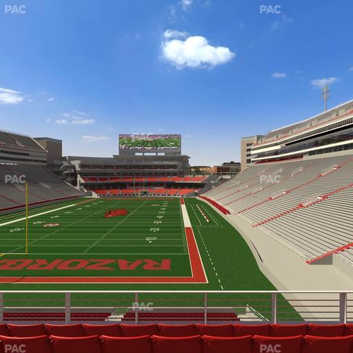 Razorback Stadium - Section 230 Seat View