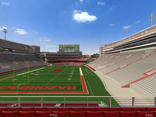 Razorback Stadium - Section 230 Seat View