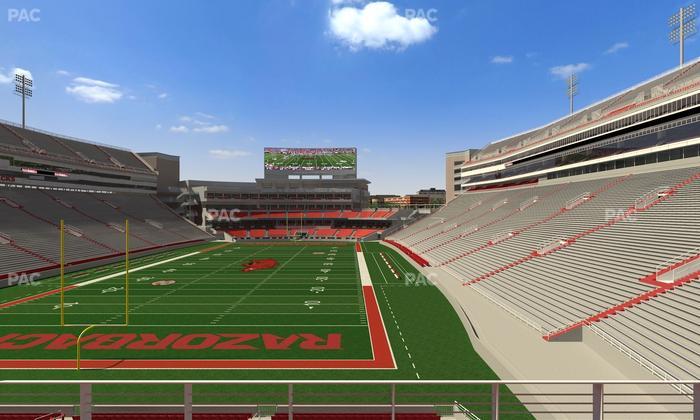 Razorback Stadium - Section 230 Seat View