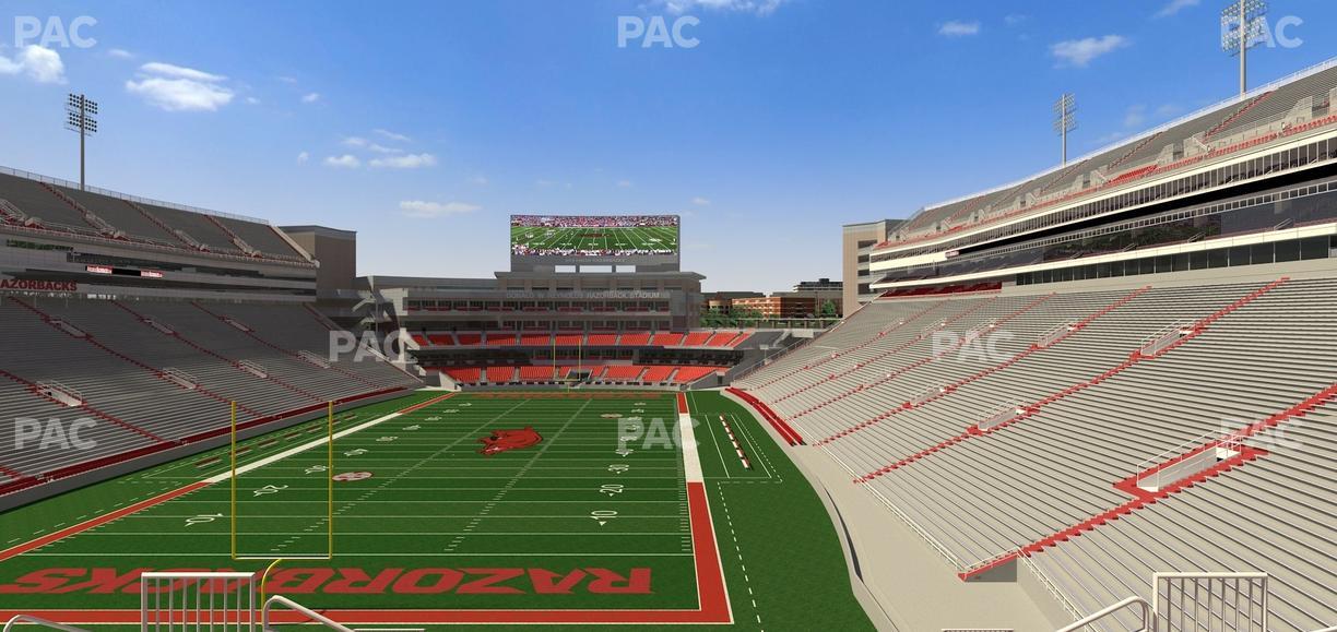 Razorback Stadium - Section 230 Seat View