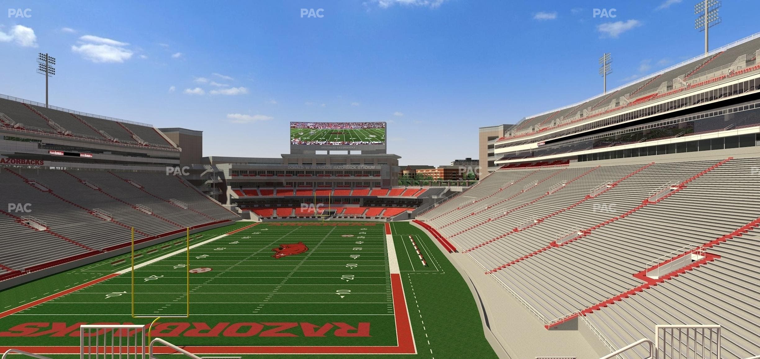 Razorback Stadium - Section 230 Seat View