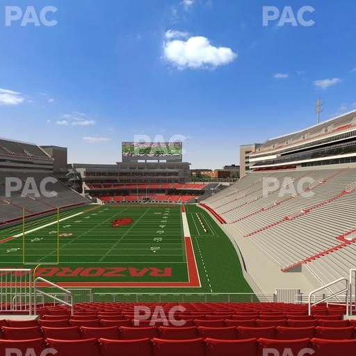 Razorback Stadium - Section 230 Seat View
