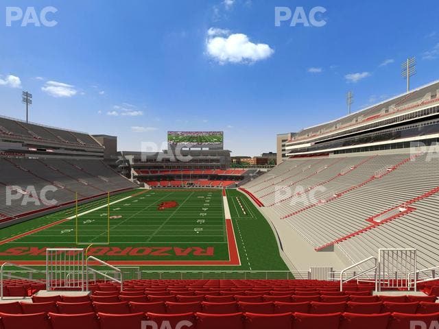 Razorback Stadium - Section 230 Seat View