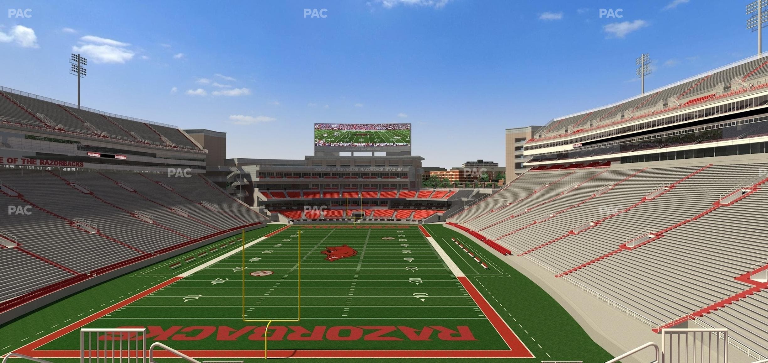 Razorback Stadium - Section 231 Seat View