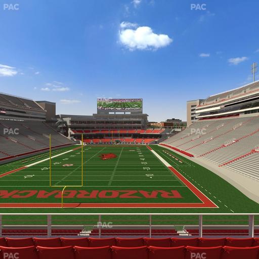Razorback Stadium - Section 231 Seat View