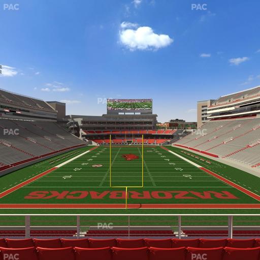 Razorback Stadium - Section 232 Seat View
