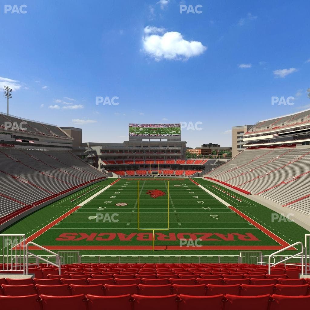 Razorback Stadium - Section 232 Seat View