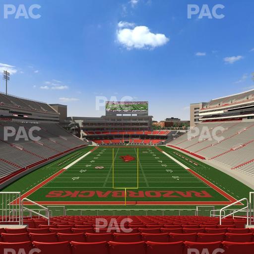 Razorback Stadium - Section 232 Seat View