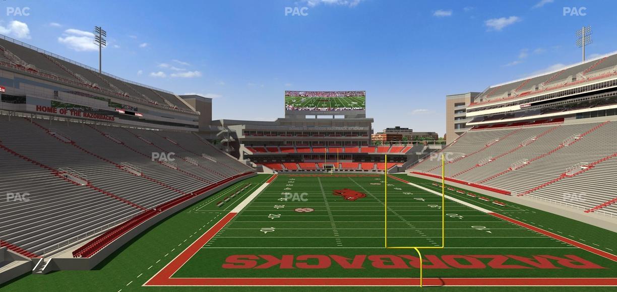 Razorback Stadium - Section 233 Seat View