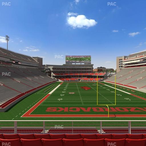 Razorback Stadium - Section 233 Seat View
