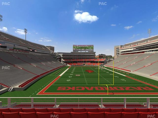 Razorback Stadium - Section 233 Seat View