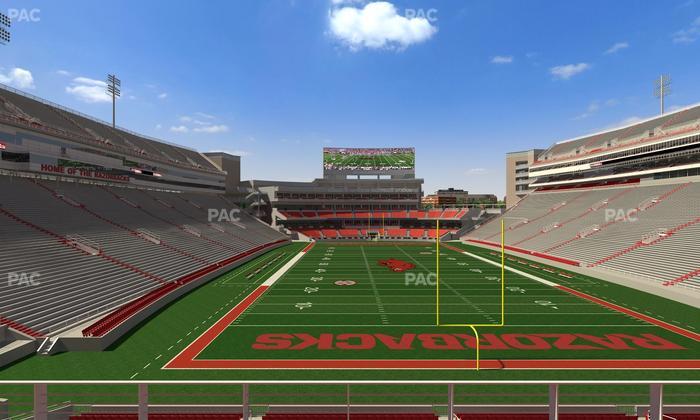 Razorback Stadium - Section 233 Seat View