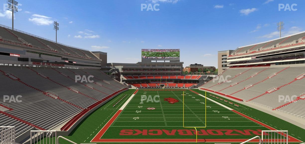 Razorback Stadium - Section 233 Seat View