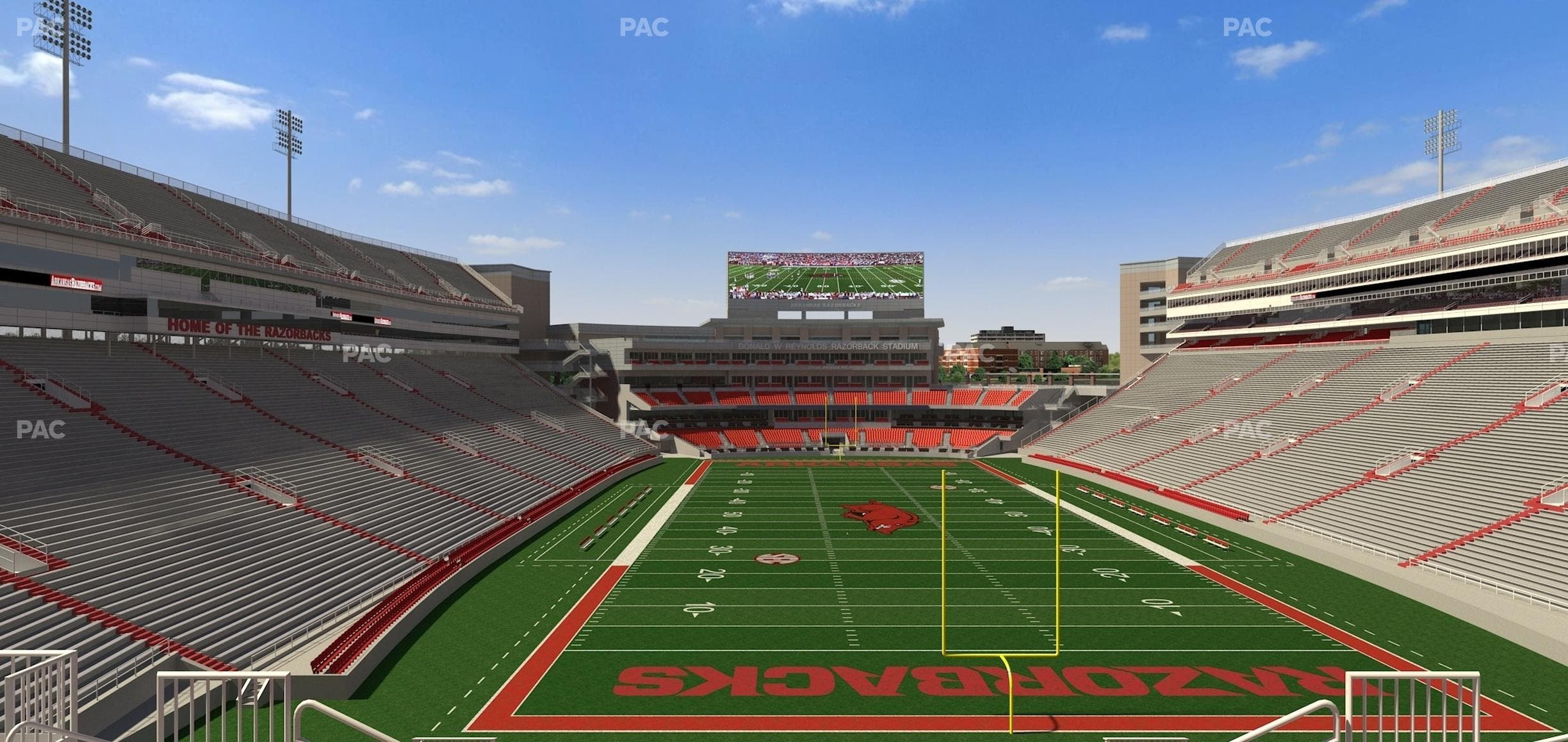 Razorback Stadium - Section 233 Seat View