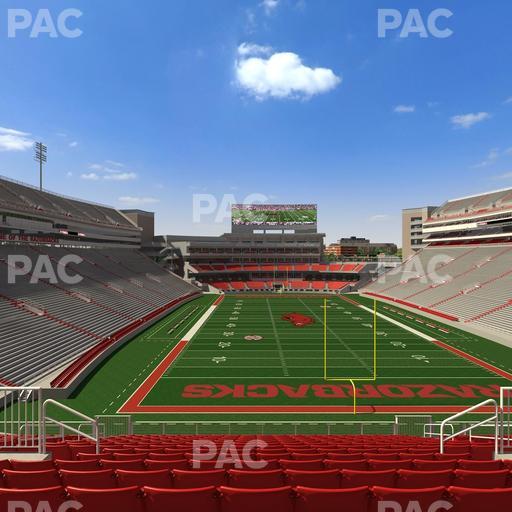 Razorback Stadium - Section 233 Seat View