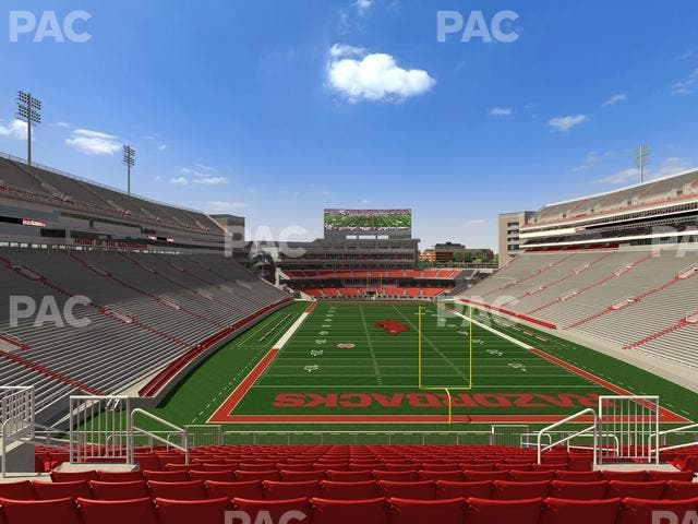 Razorback Stadium - Section 233 Seat View